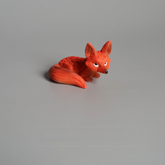 Crouching Red Fox