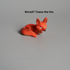 Crouching Red Fox