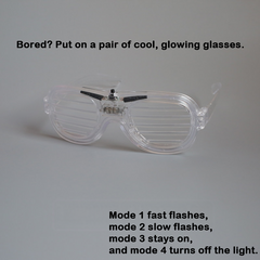 Shutter LED Glasses
