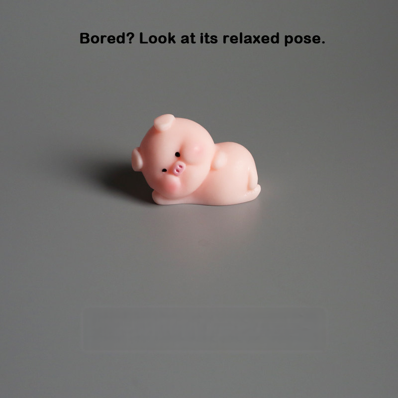 Resin Side-Lying Pig