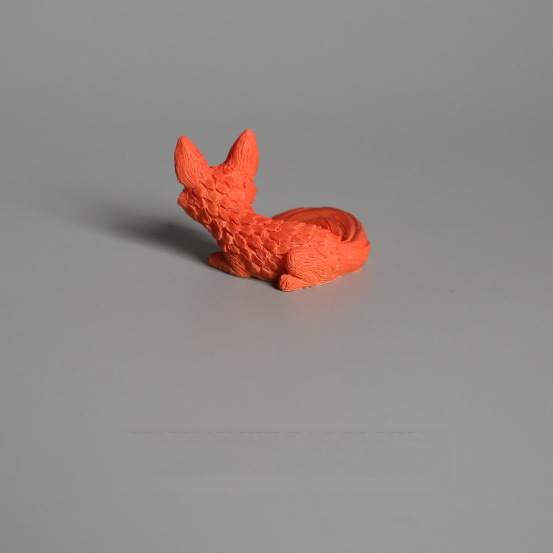 Crouching Red Fox