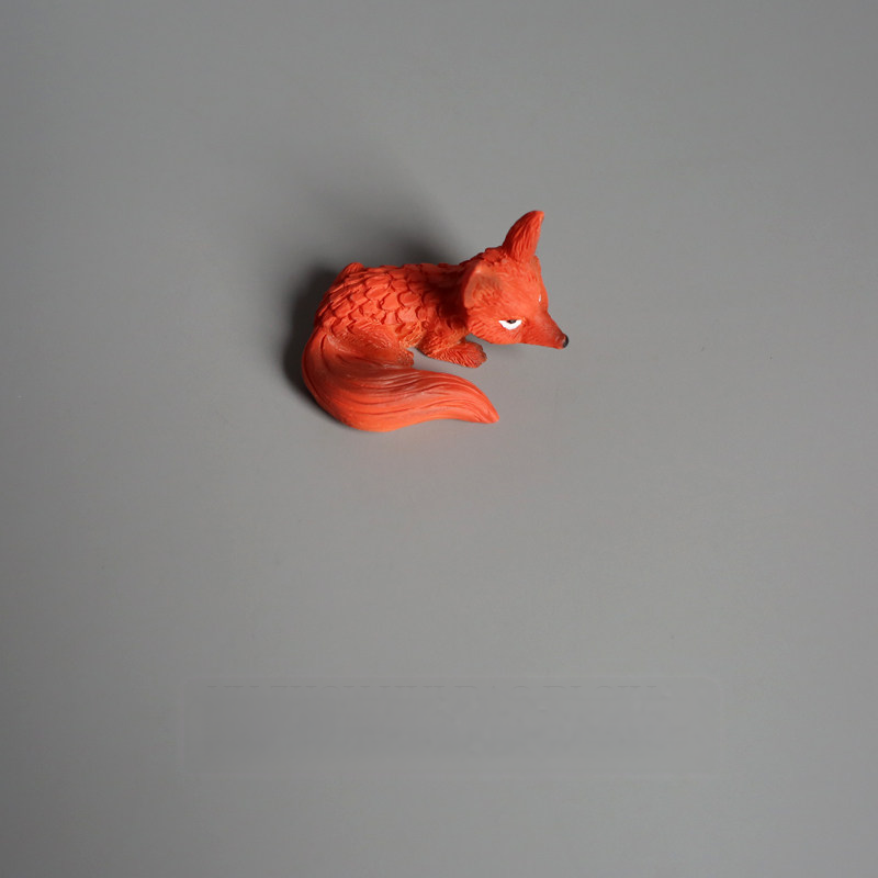 Crouching Red Fox