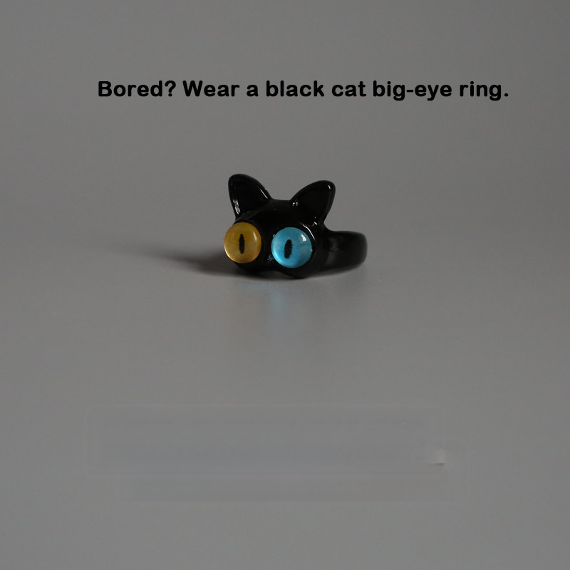 Black Cat-Eye Ring