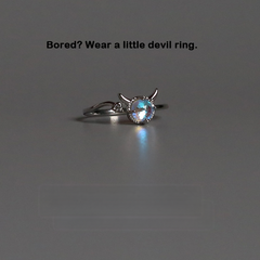 Little Devil Moonstone Ring