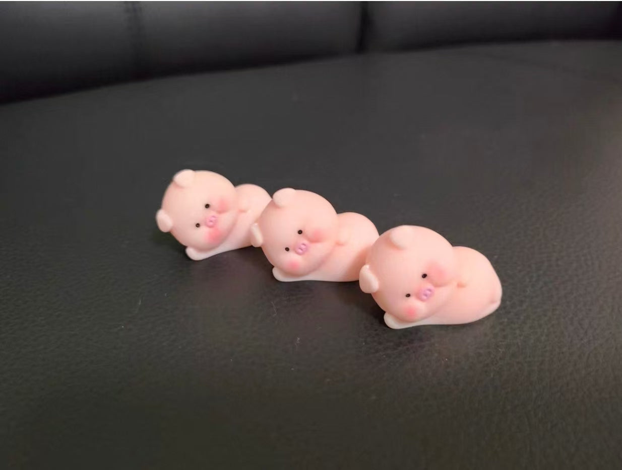Resin Side-Lying Pig
